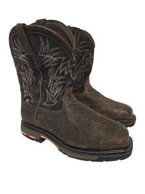 Ariat Men's Workhog Pull On Composite Toe Waterproof  Work Boot 10016265 9.5D